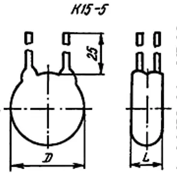 К15-5 3кВ 0.015 мкф Н70 фото 3