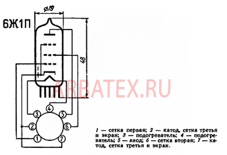 6ж1п предварительный усилитель схема