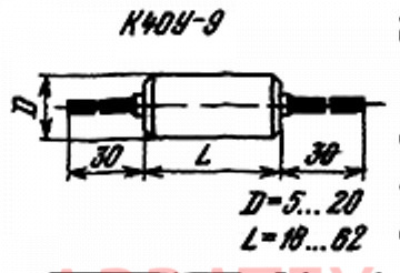 Конденсатор к40у 9 характеристики
