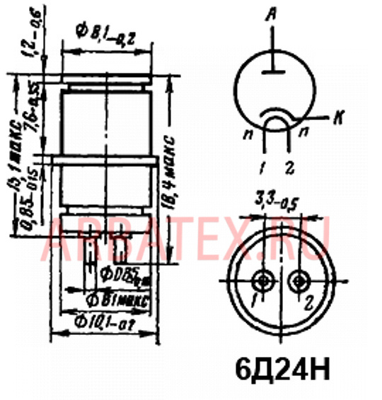 24 н. Лампа 6д24н. Диод 6д24н. 6д24н. 6д24н характеристики.