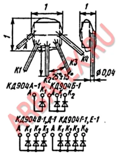 КД904В1 диодная сборка фото 3